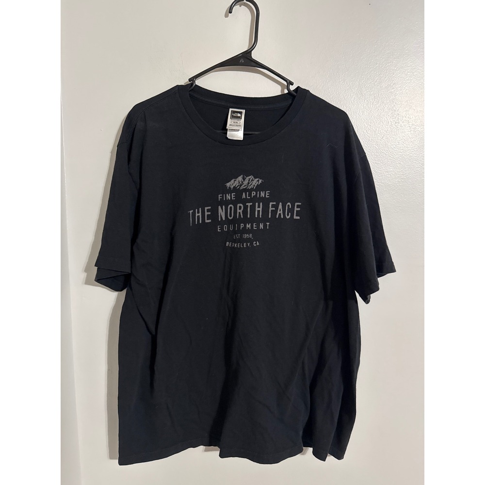 The North Face Fine Alpine Equipment Graphic T-Shirt Mens XL Black Short Sleeve